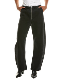 FRAME Denim | Womens | The Zip Sutro Barrel Jean | Black