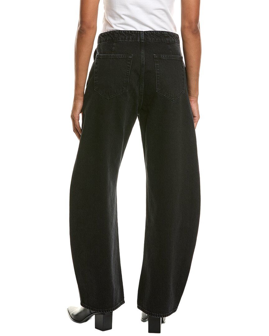 FRAME Denim | Womens | The Zip Sutro Barrel Jean | Black