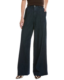DL1961 | Womens | Hepburn River Valley Pleated Wide Leg Jean | Blue