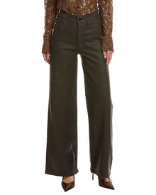 DL1961 | Womens | Hepburn Walnut Coated Wide Leg Jean | Brown