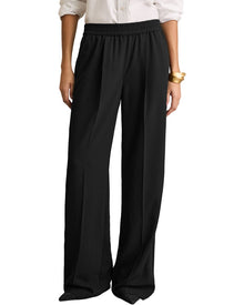 Reiss | Womens | Remi Side Stripe Wide Leg Trouser | Black