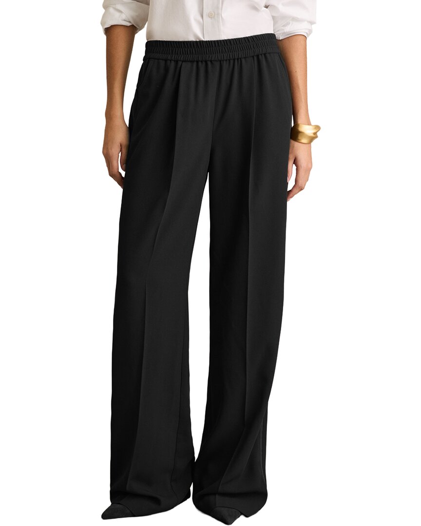 Reiss | Womens | Remi Side Stripe Wide Leg Trouser | Black