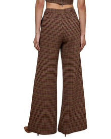 L'AGENCE | Womens | Pilar Pant | Brown Multi