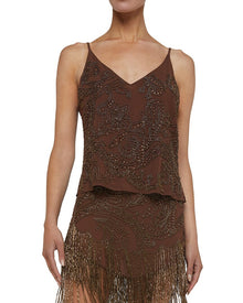 L'AGENCE | Womens | Kass Tank Top | Brown