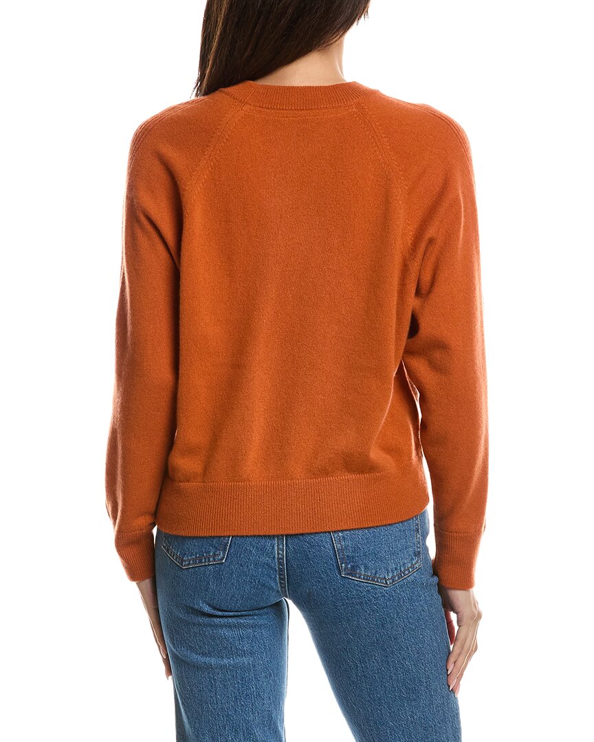 Forte Cashmere | Womens | Rib Trim 100% Cashmere Sweatshirt | Brown