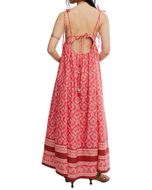 Free People | Womens | Sorrento Stroll Dress | Red