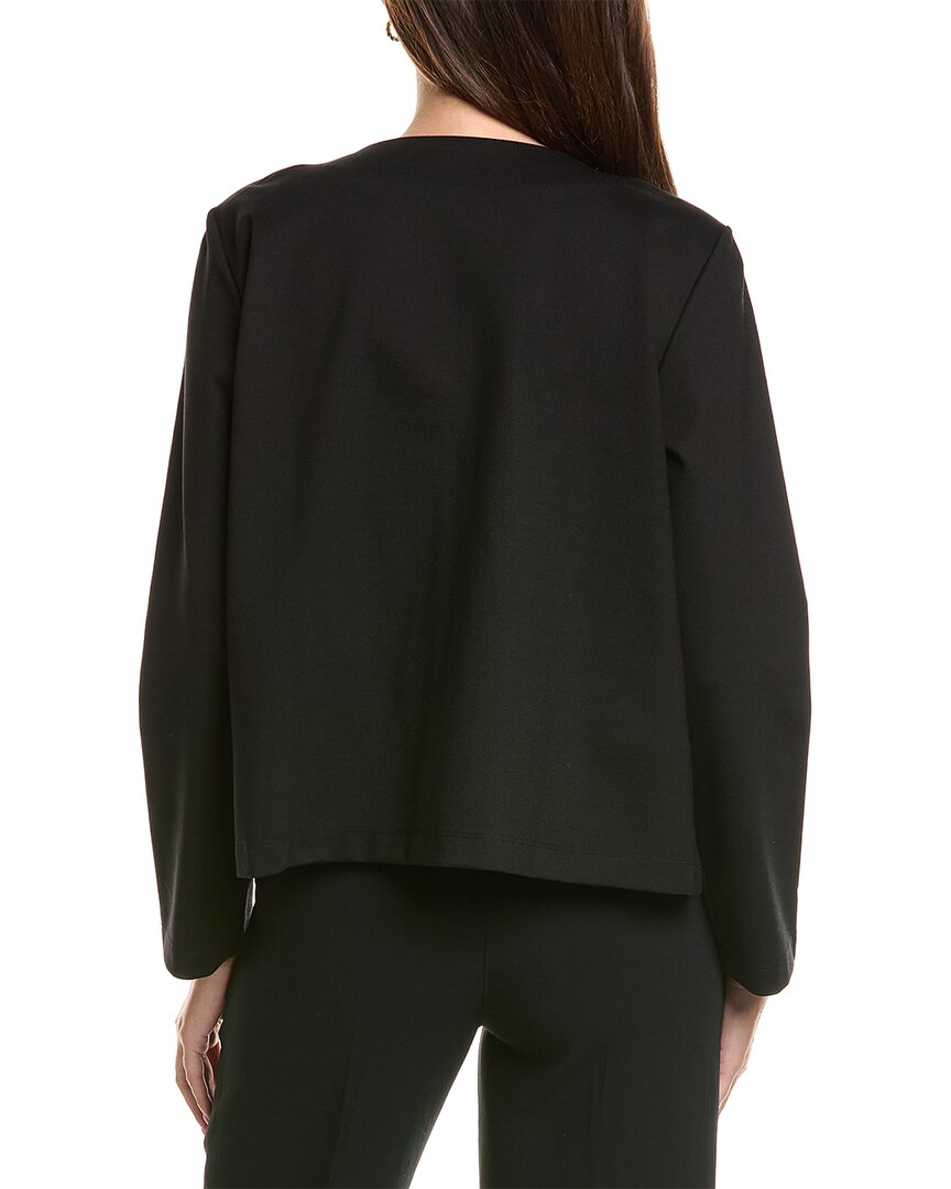 EILEEN FISHER | Womens | Round Neck Jacket | Black