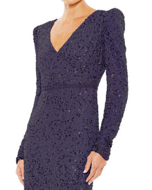 Mac Duggal | Womens | Sheath Dress | Purple