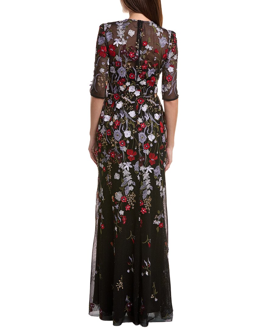 Teri Jon by Rickie Freeman | Womens | Printed Maxi Dress | Black