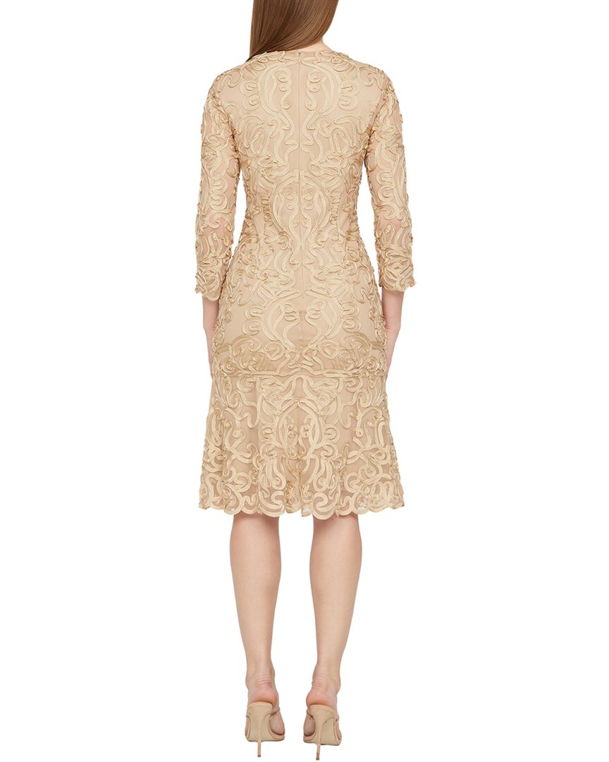 JS Collections | Womens | Violette Cocktail Dress | Gold