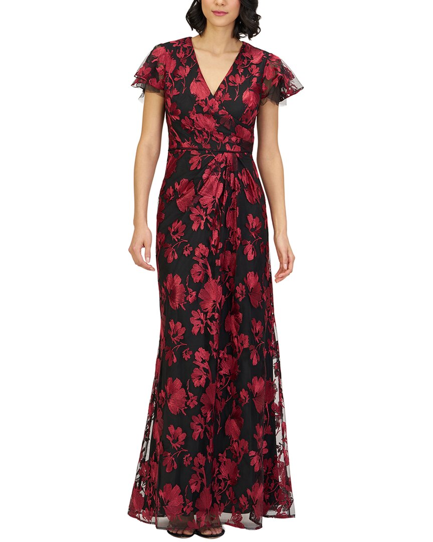 JS Collections | Womens | Fauna Column Gown | Black