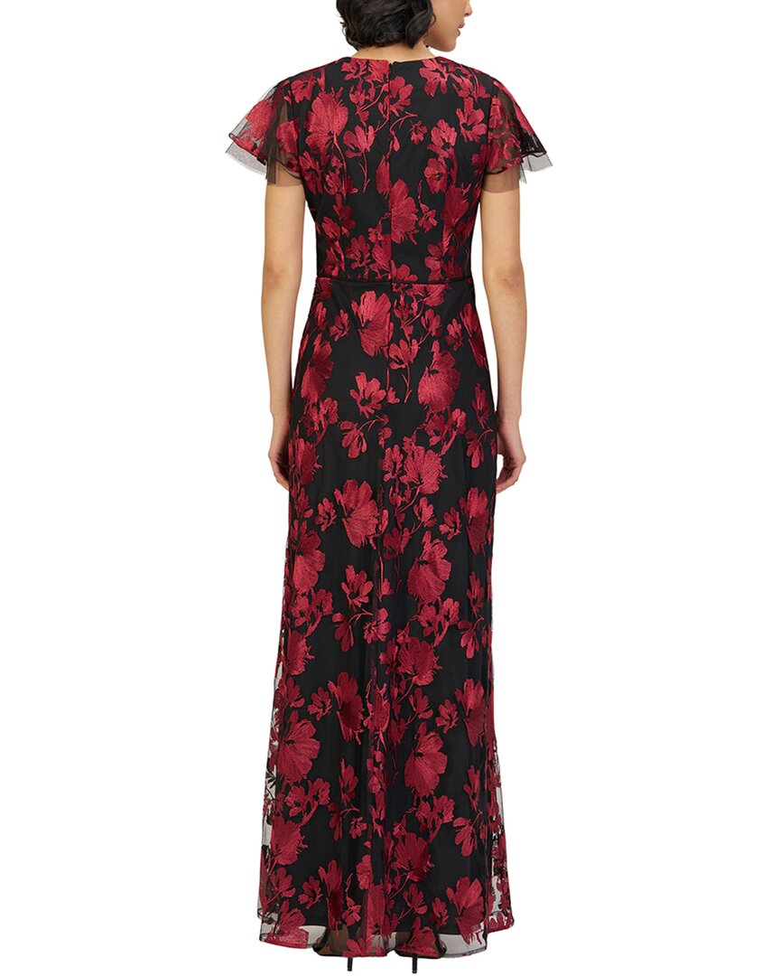 JS Collections | Womens | Fauna Column Gown | Black