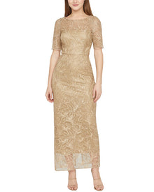 JS Collections | Womens | Berlin Cocktail Dress | Gold