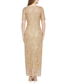 JS Collections | Womens | Berlin Cocktail Dress | Gold