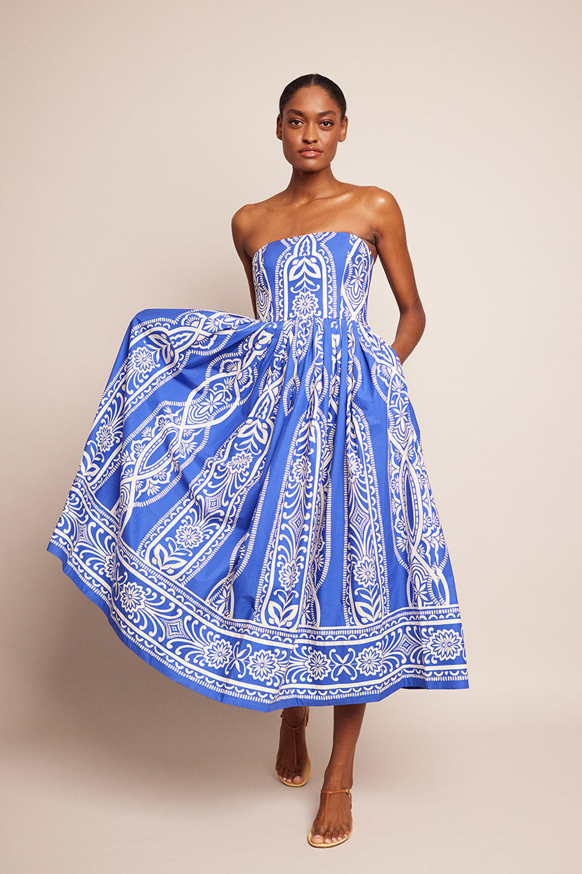 Torres Dress | Rowan Cobalt