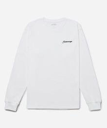 Ivory | Saturdays Embroidered Standard LS Tee