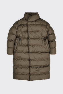 Puffer W Coat | Wood