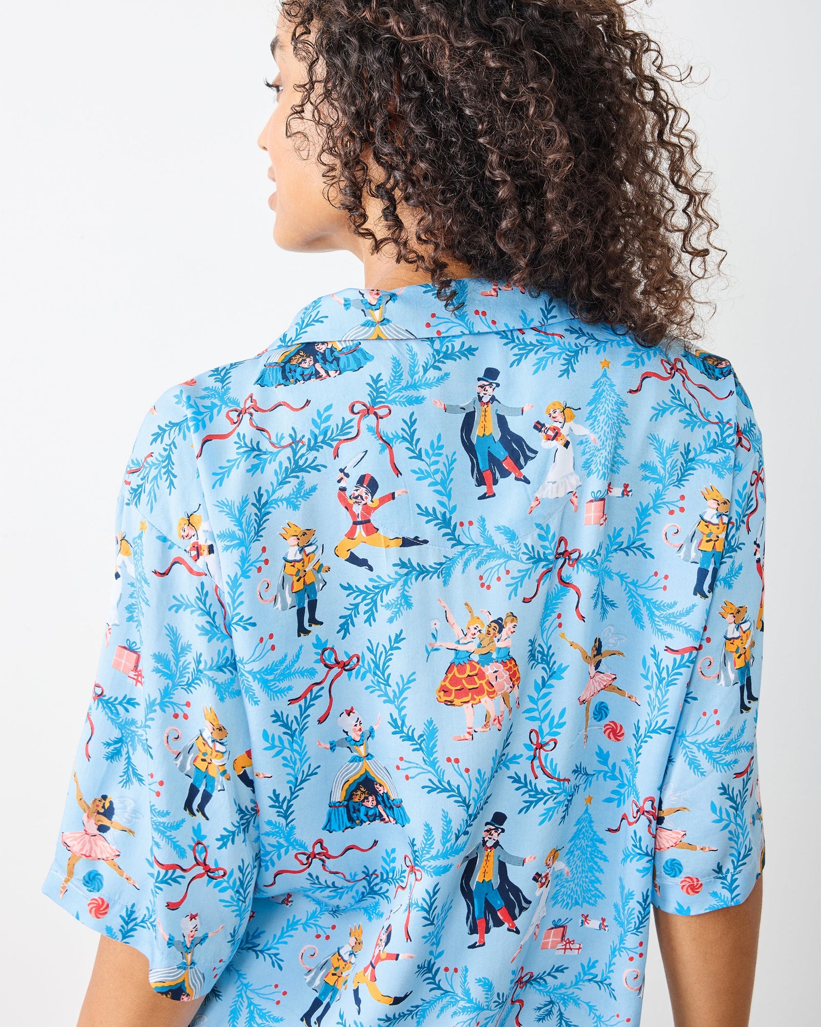 Nutcracker Dreams - Eco Satin Wildest Dreams Set - Blue Slipper - Printfresh