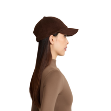 Lo Brushed Wool Cap | Chocolate