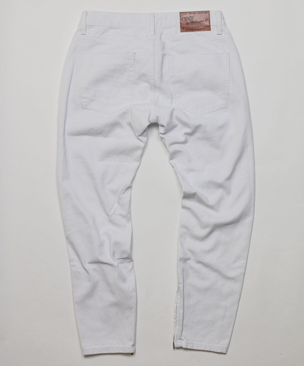 Freebirds Low Waist Rigid Skinny Denim Jeans | White Beauty