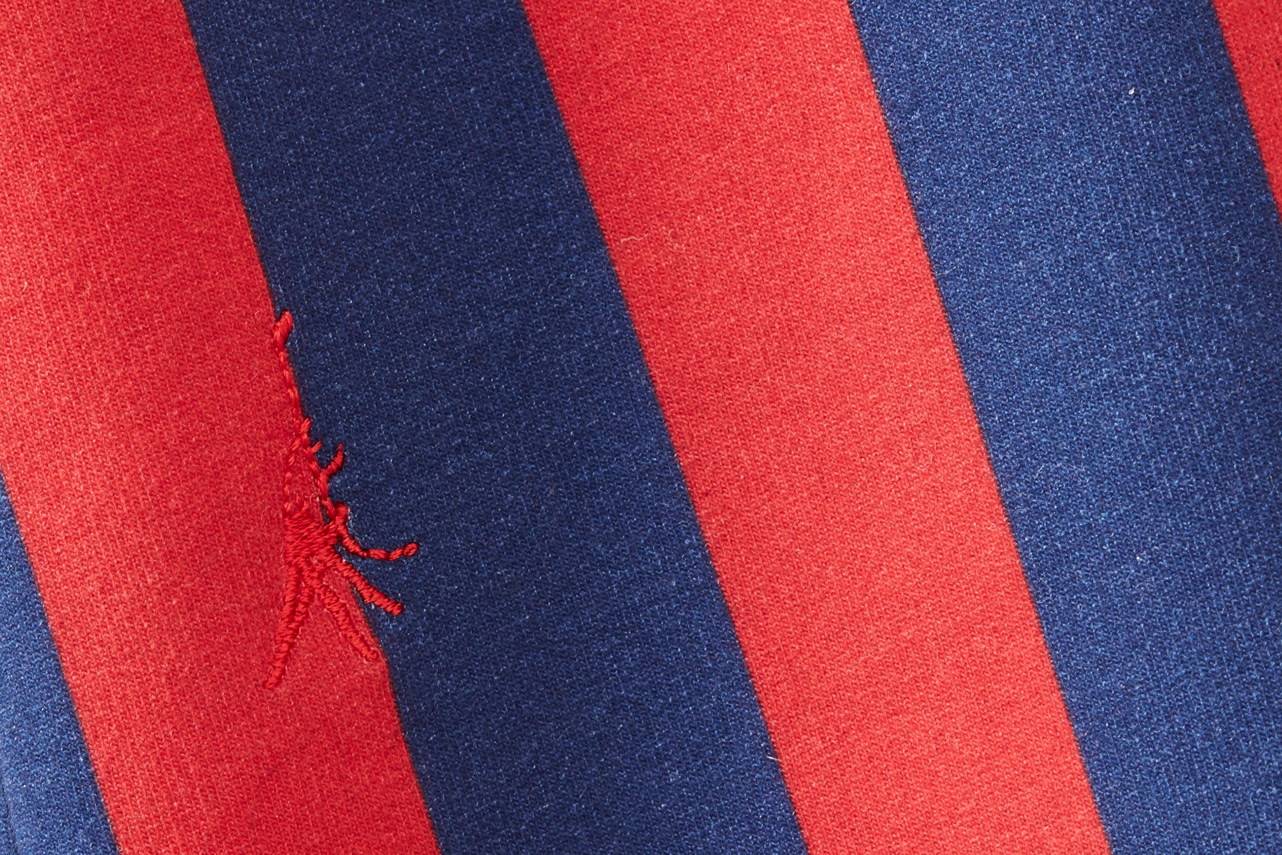 Blue/Red Stripe