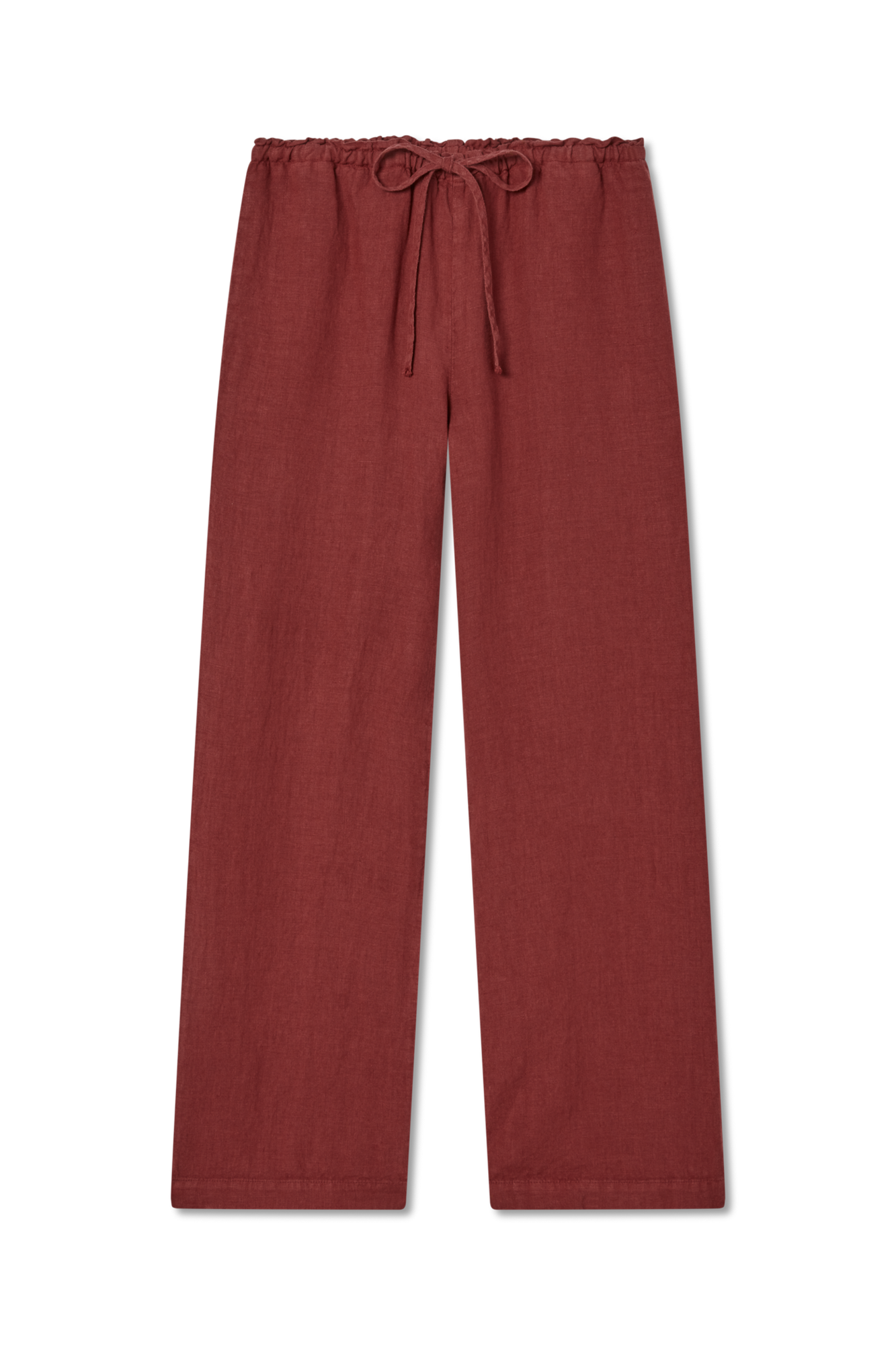 Delphine Linen Pant | Tomato