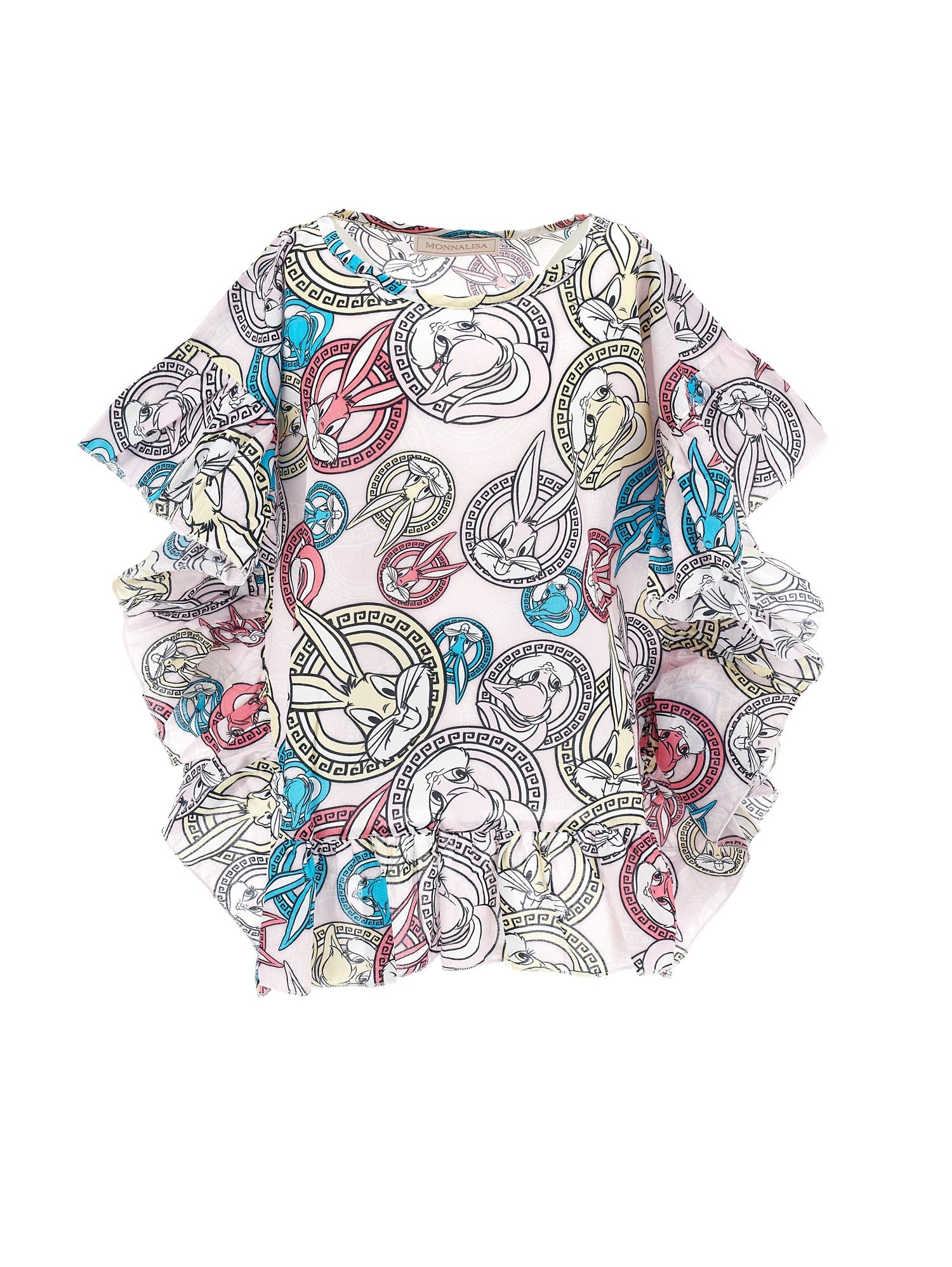 Girls | Bugs Bunny Muslin Kaftan | Wisteria