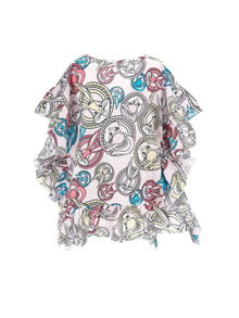 Girls | Bugs Bunny Muslin Kaftan | Wisteria