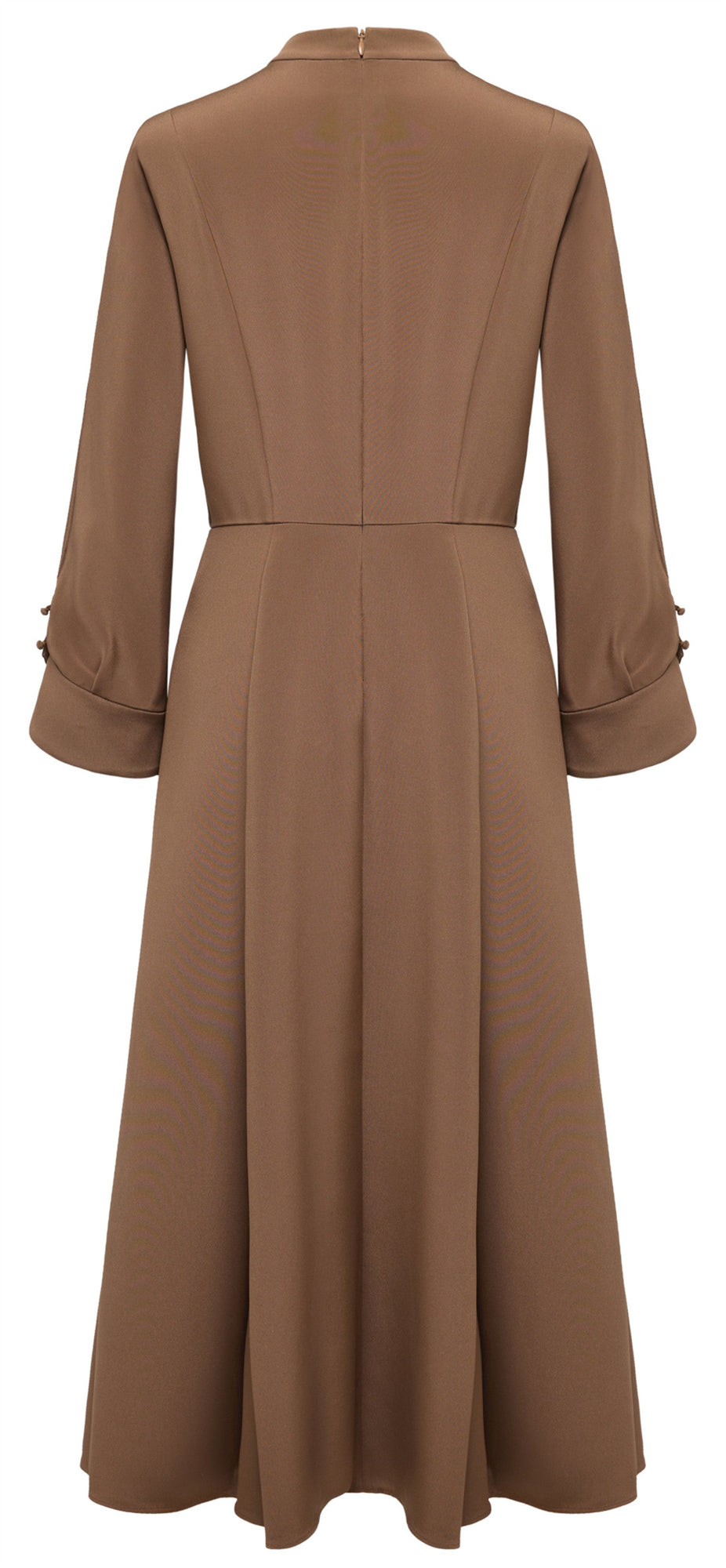 Silk Dress | Brown