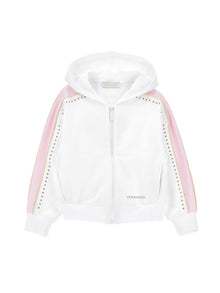 Girls | Minnie Cotton Sweatshirt | White/FairyTale Pink