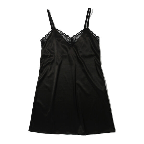Embroidery Chemise | Black