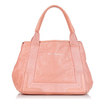 Balenciaga Pre-Owned Navy Cabas S Leather Tote Bag | Women | Pink x Light Pink