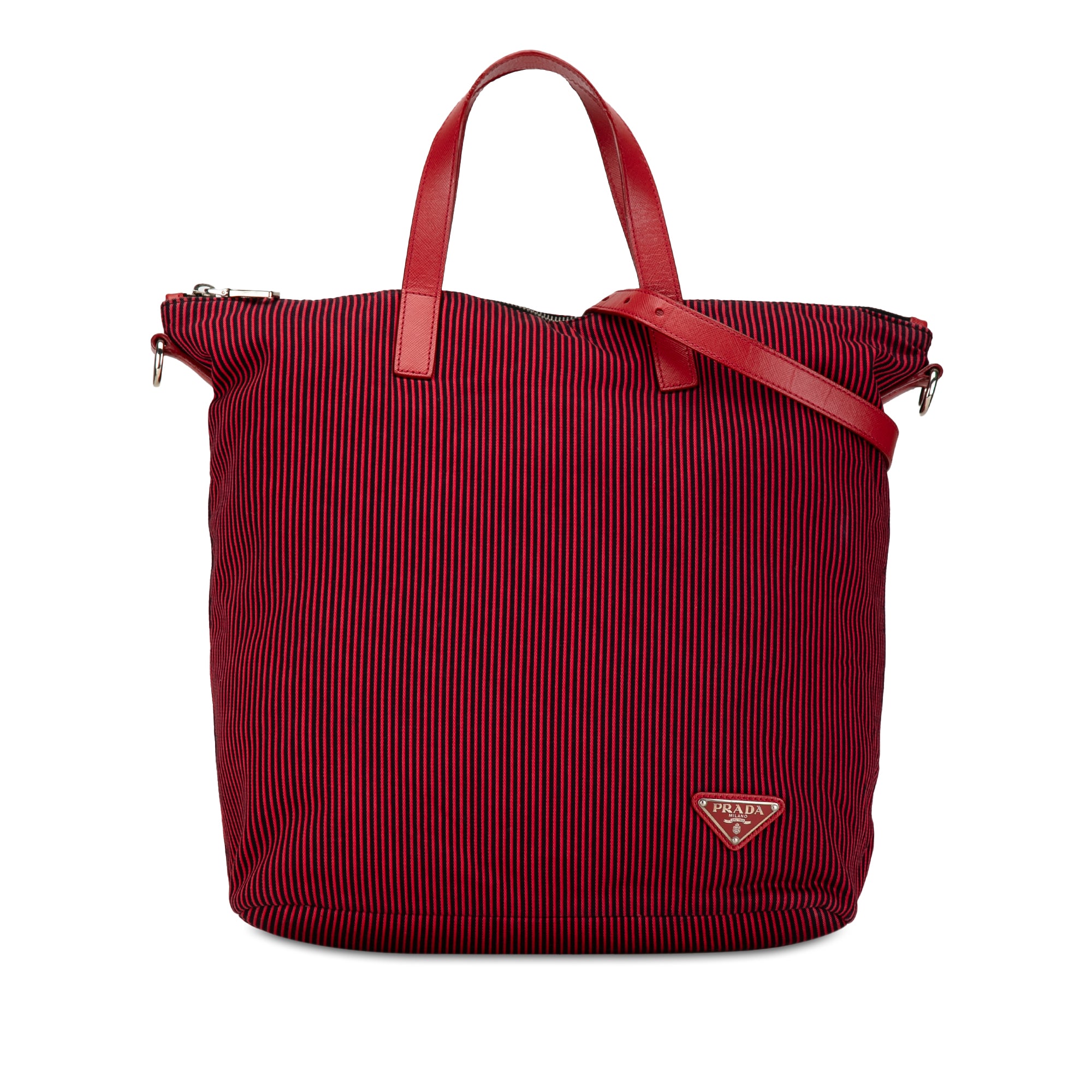 Prada Pre-Owned Tessuto Stampato Satchel | Women | Red