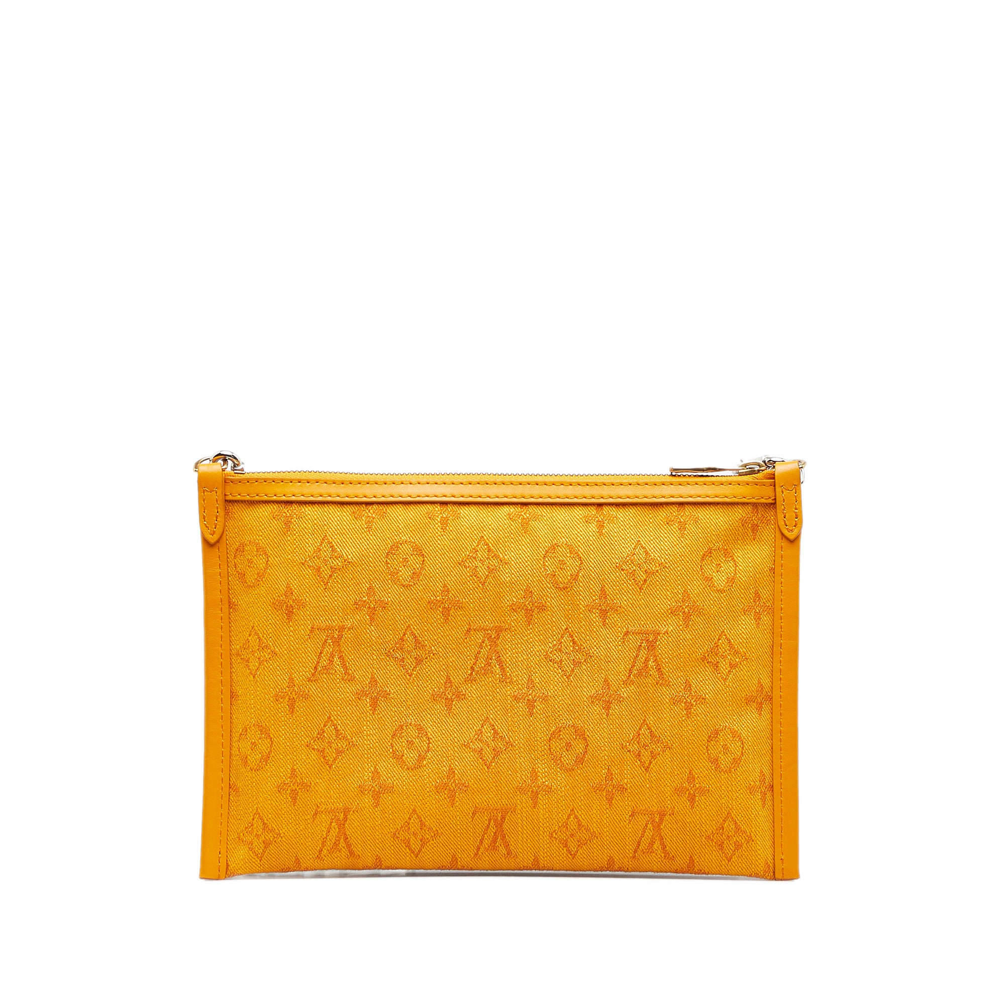 Louis Vuitton Pre-Owned Monogram Antartica Double Flat Messenger | Women | Gray (V1)