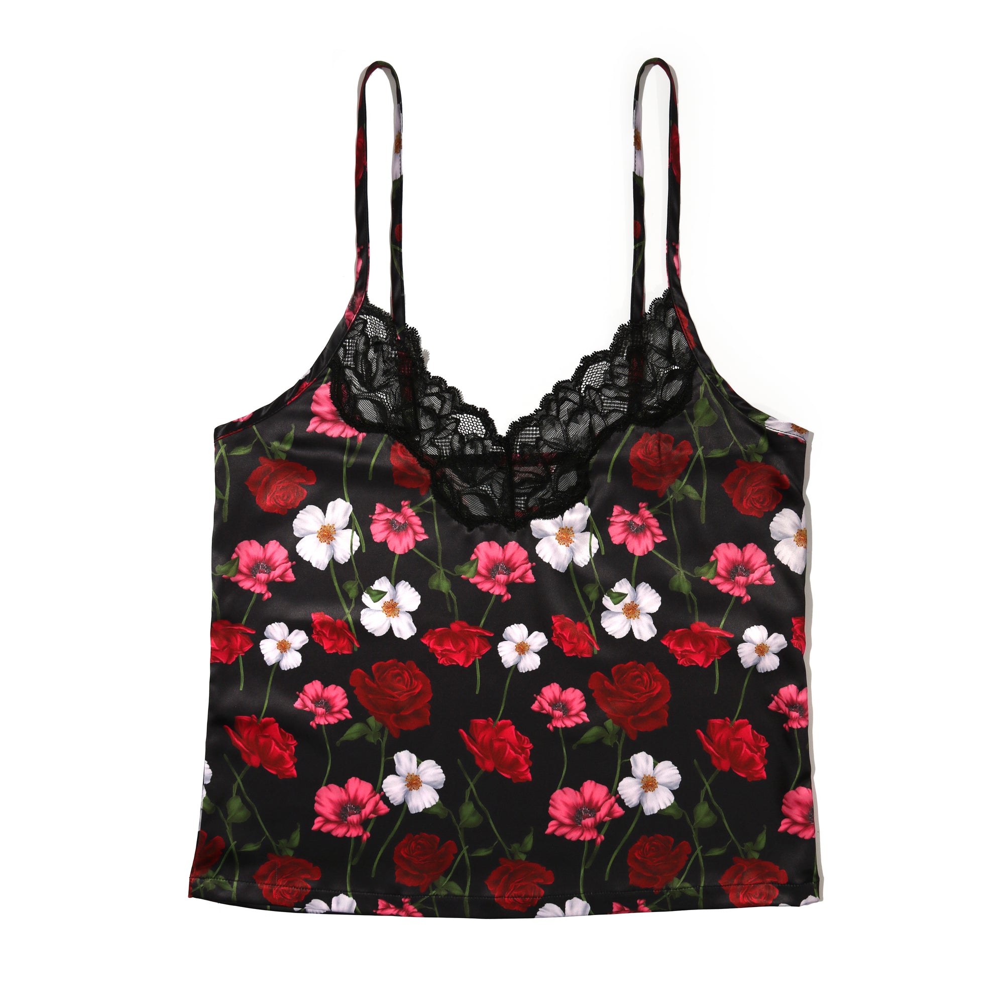 Luxe Satin Camisole | Am I Dreaming (Floral Print)