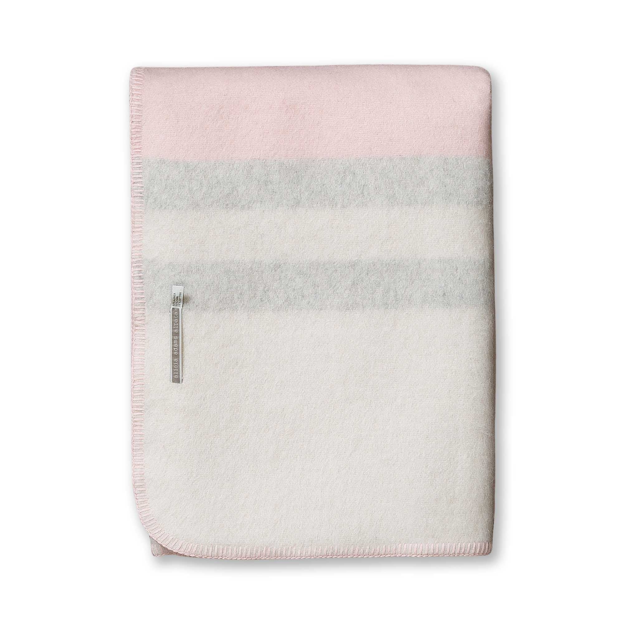Home | Field Blanket | Pink Powder / Ivory / Carbon