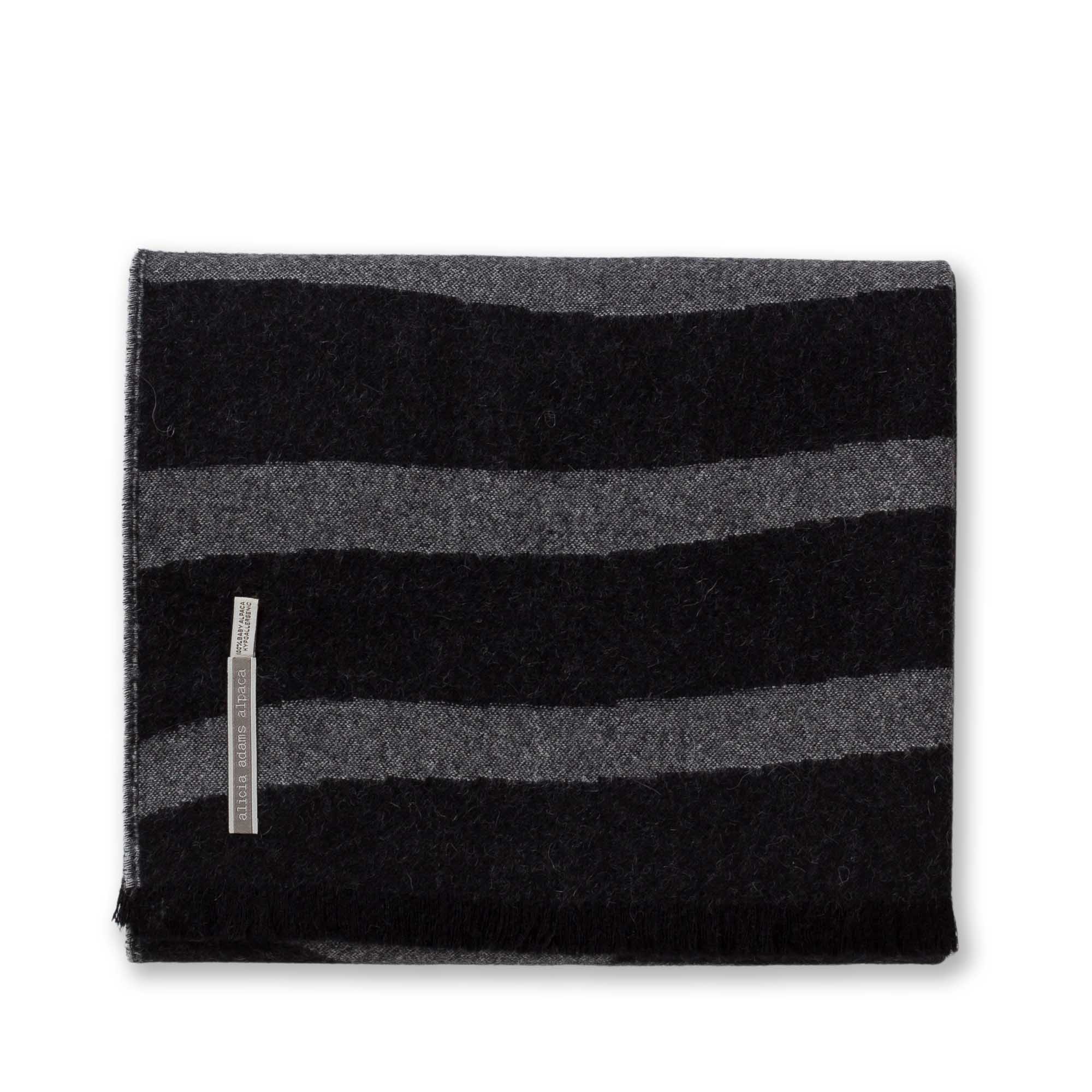 Home | Zebra Throw | Ivory / Black
