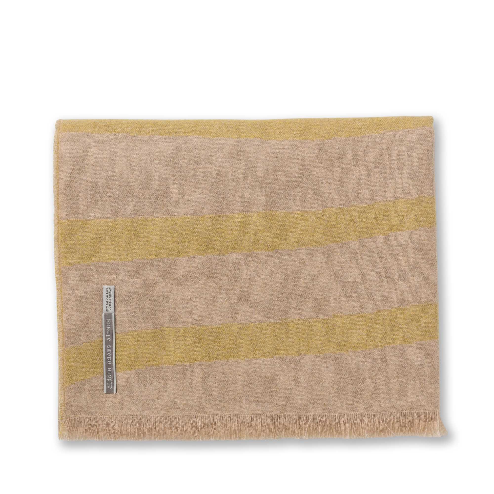 Home | Zebra Throw | French Yellow / Beige