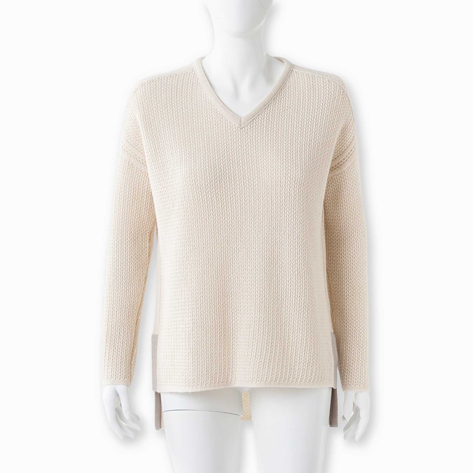 Womens | Zoe Sweater | Ivory / Light Taupe