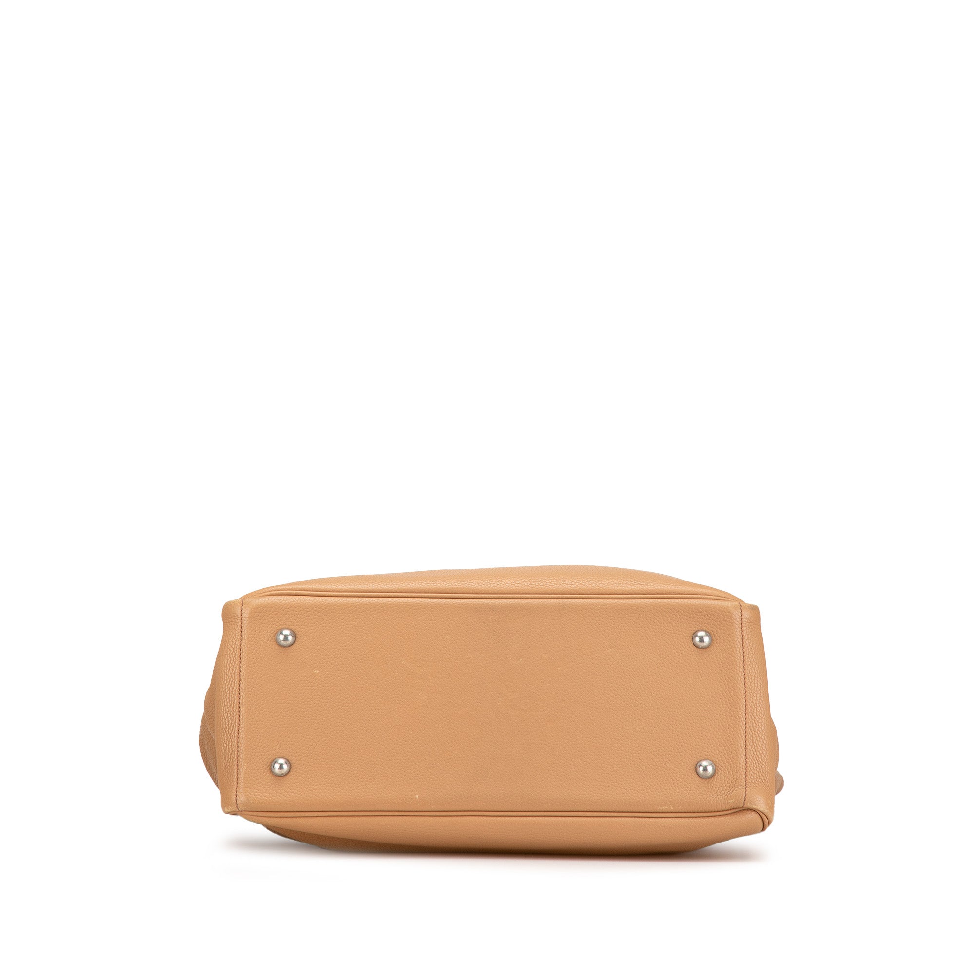 Hermes | Pre-Owned Clemence Victoria II Cabas 35 | Brown/Caramel