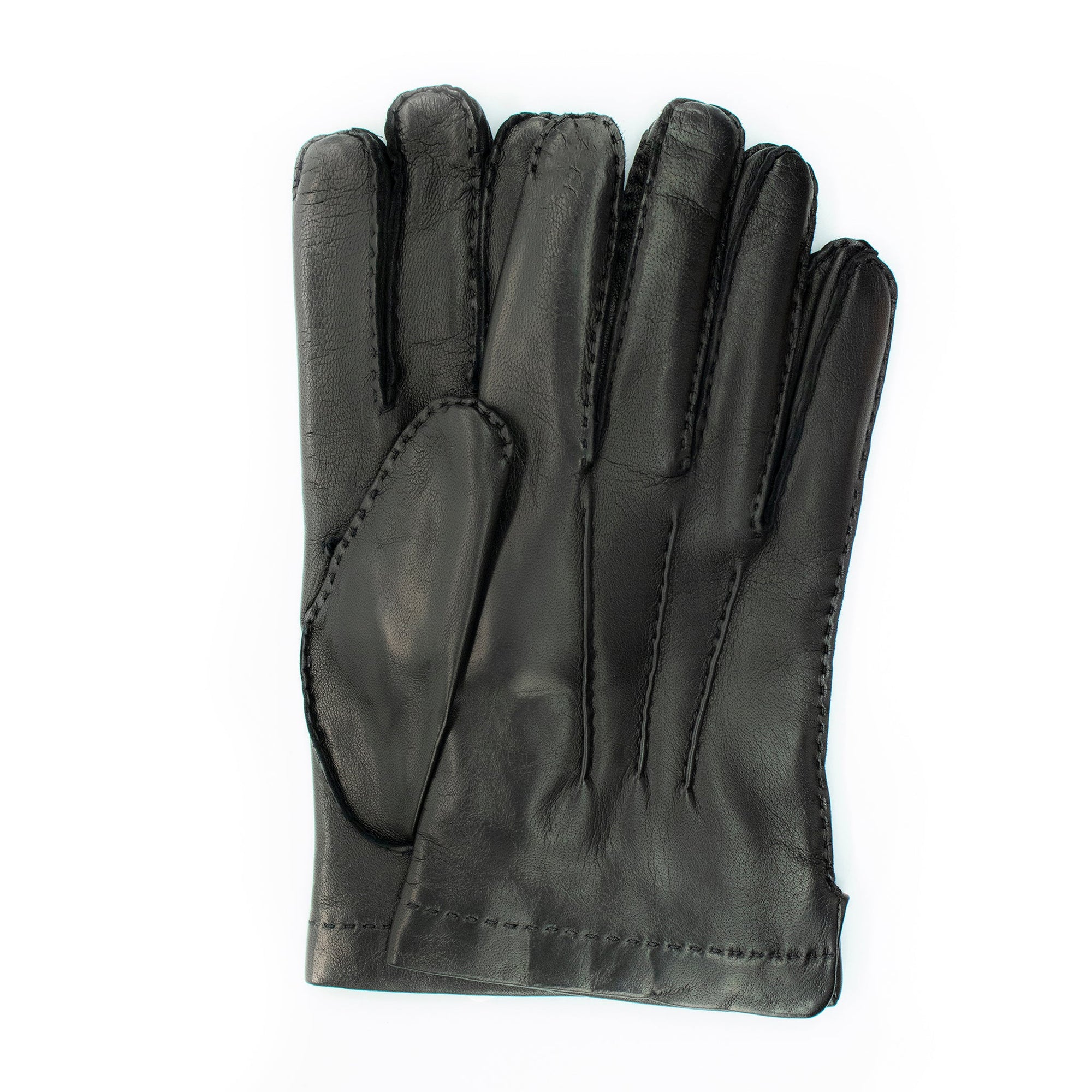 Made In Italy Men's Leather Gloves | Black