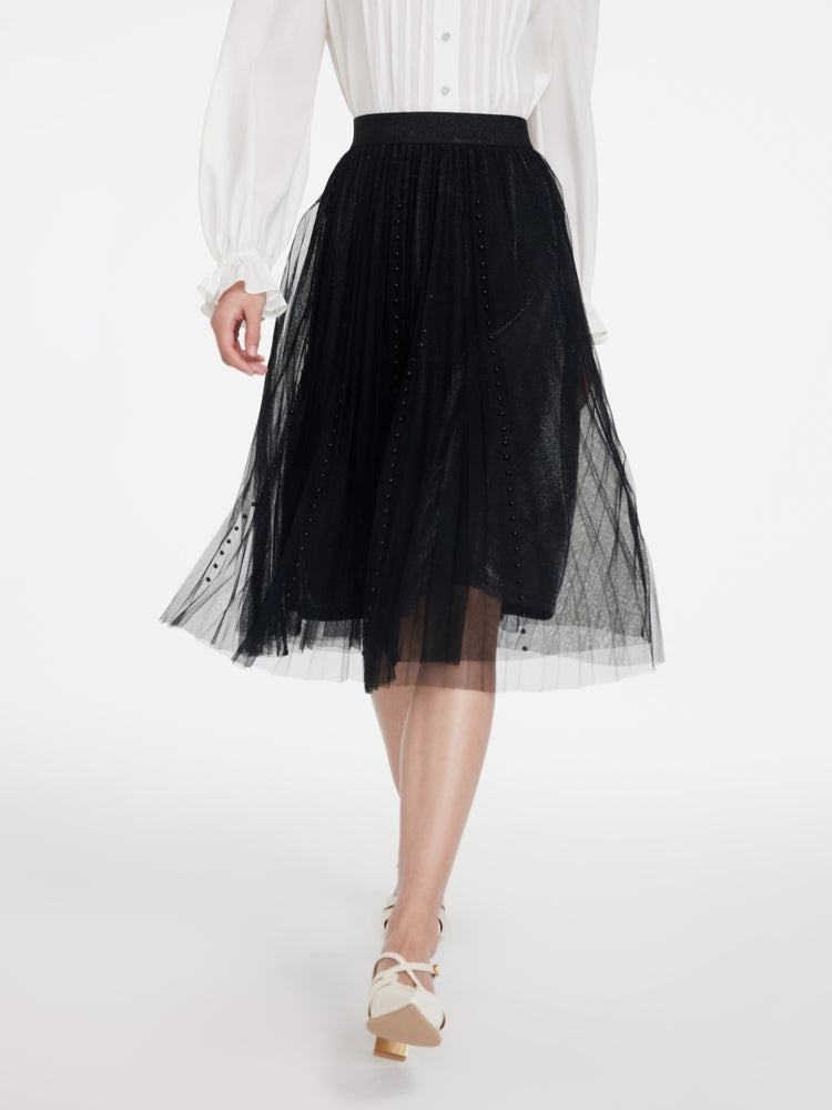 Mesh Skirt | Black