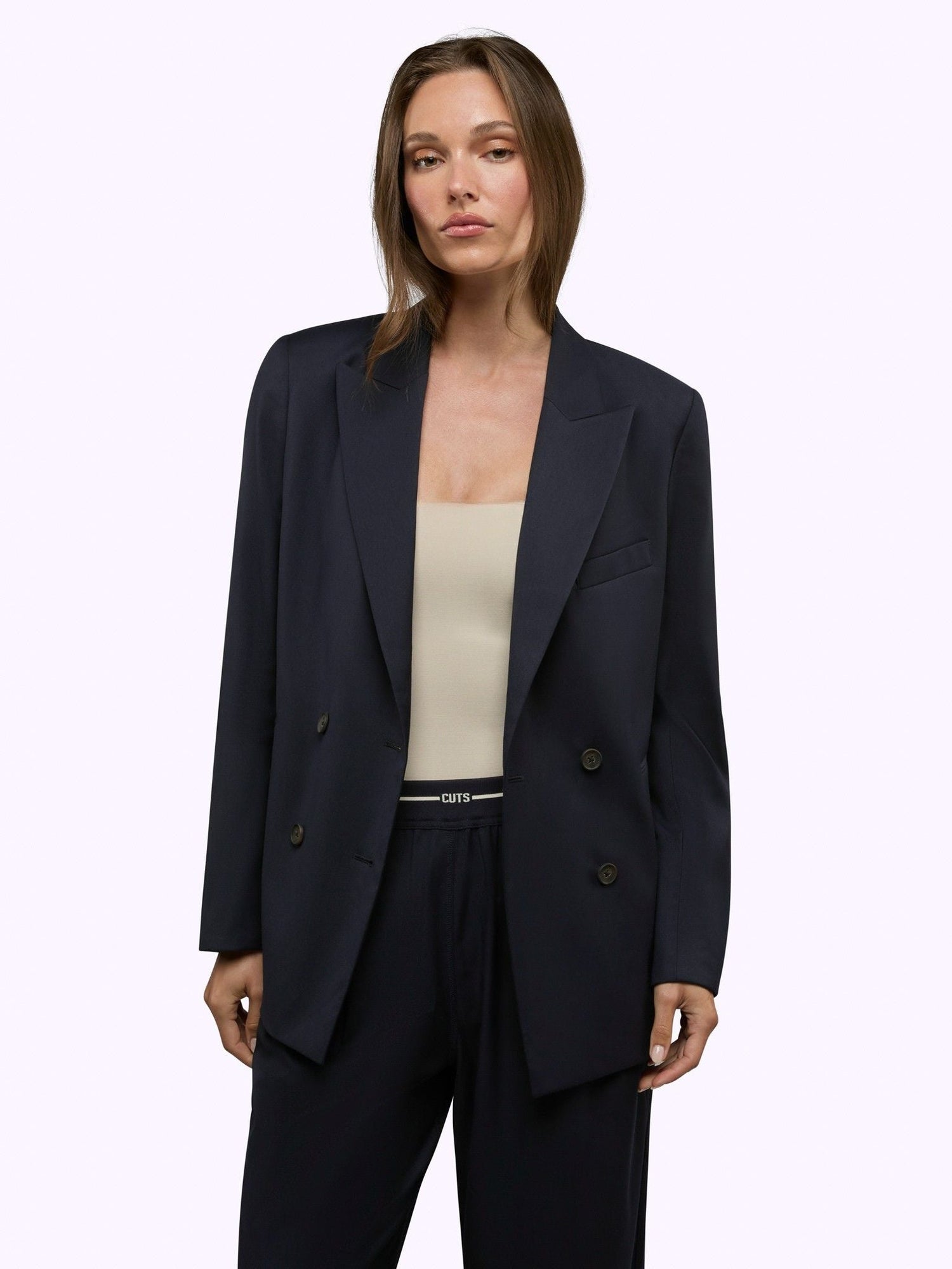 Womens | Soho Relaxed-Fit Blazer | Marine Navy