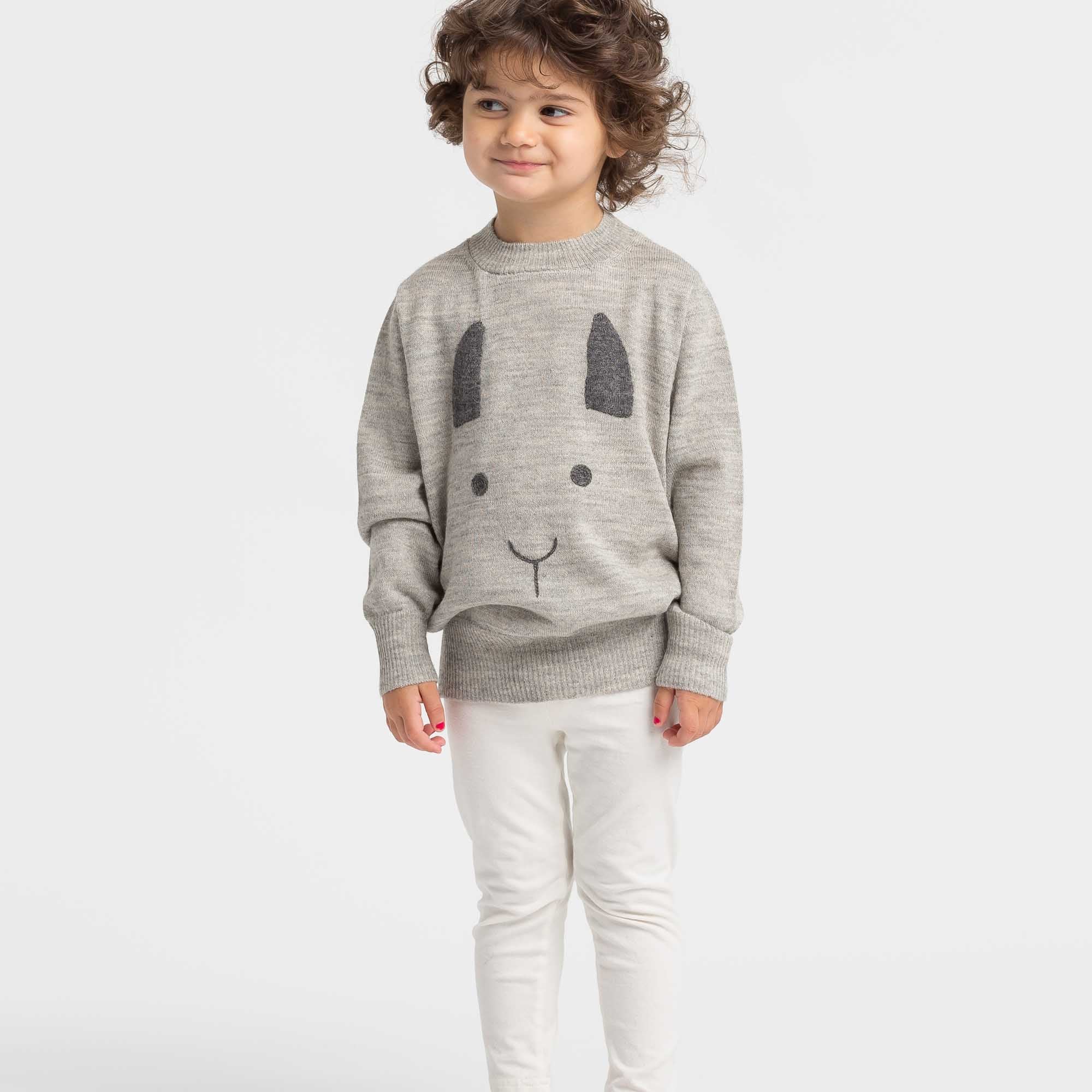 Mickey Sweater | Pearl Grey