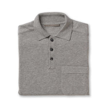 Knit Polo | Light Grey