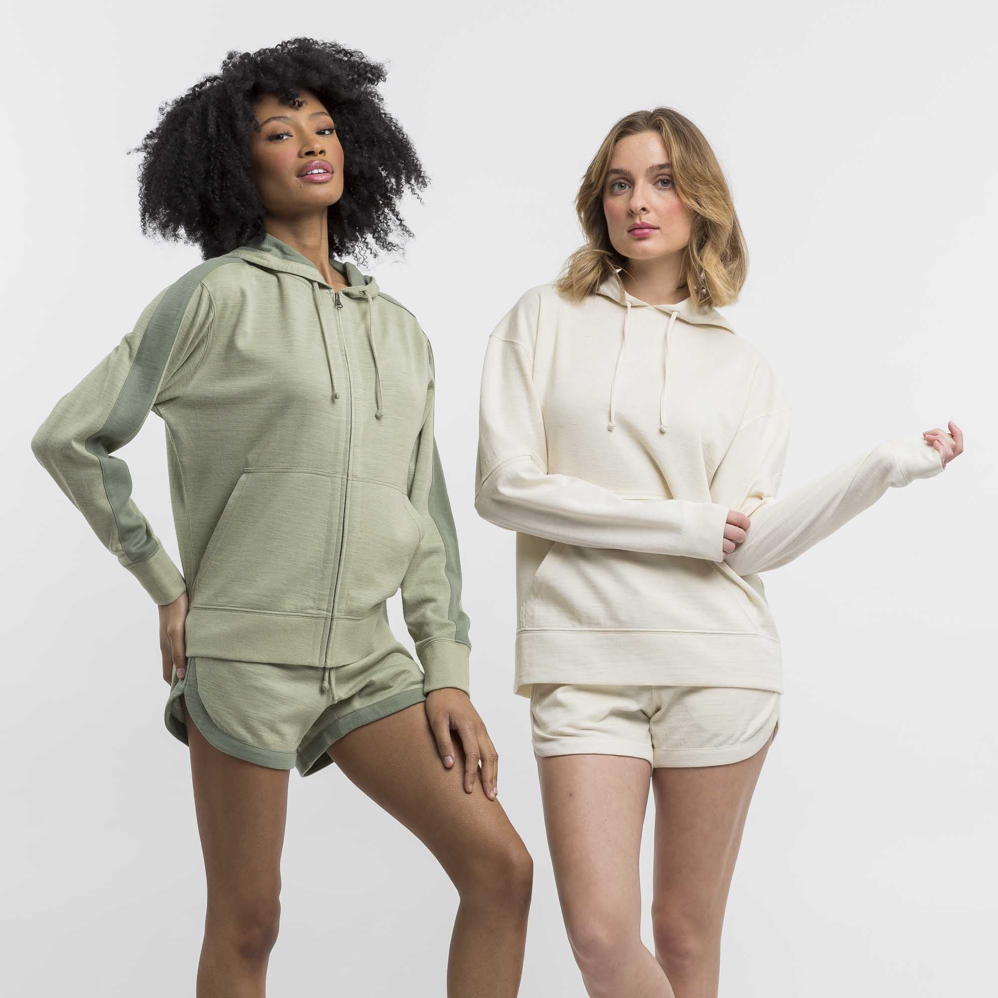 Women | Malibu Lounge Shorts | Light Sage / Sage
