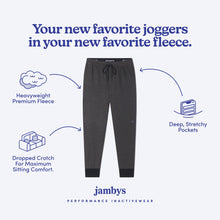 Heavyweight Recycled Fleece Joggers | Charcoal