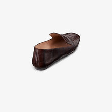 Women | Grace Loafer - Embossed Croc | Brown