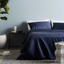 Airy CleanBamboo Sateen+ Duvet Cover | Full Queen | Ocean