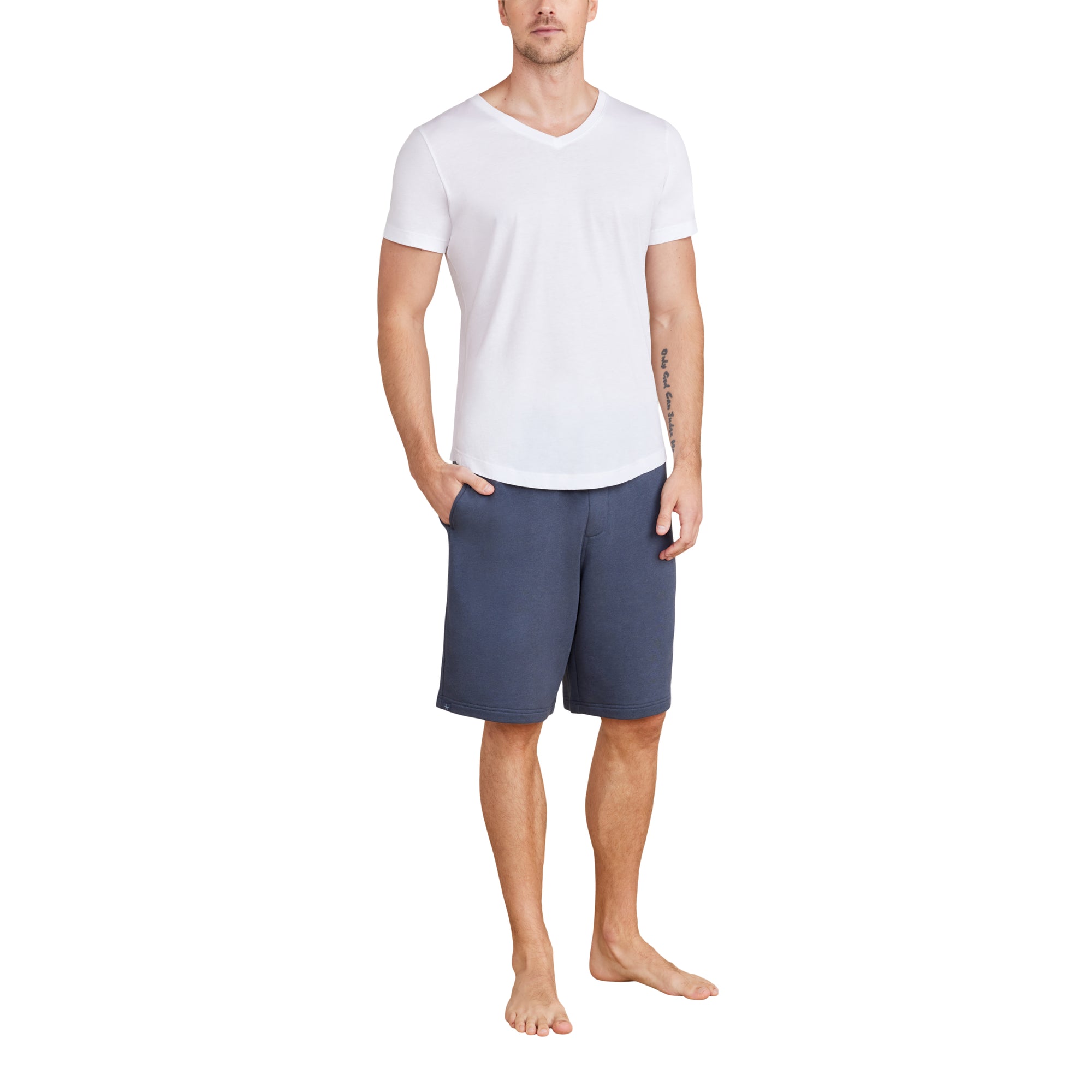 Malibu Collection Men's French Terry Short | Indigo